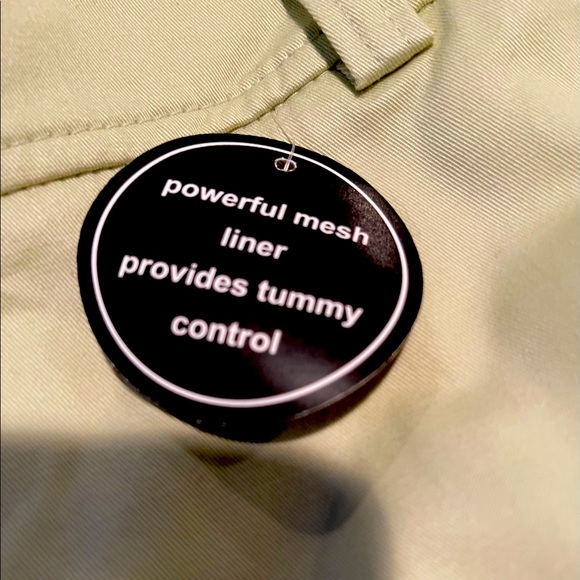 Tummy Control Capris lime green - Picture 3 of 6